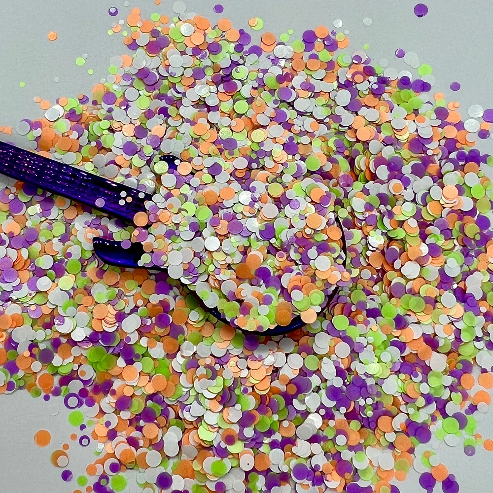 Monster Mash Premium Matte Pixie for Poxy Dot Chunky Glitter Mix