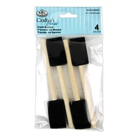 Royal Brush Foam Brushes, 1", 4/Pkg.