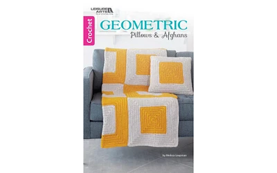 Leisure Arts Geometric Pillows andAfghans Crochet Book
