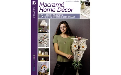 Leisure Arts Crafts Macrame Home Decor Crafting Book