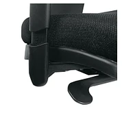 Alera Epoch Series Fabric Mesh Multifunction Chair, Supports up to 275 lbs, Black Seat/Black Back, Black Base