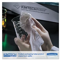 Kimtech Precision Wipers, POP-UP Box, 2-Ply, 14.7 x 16.6, White, 90/Box