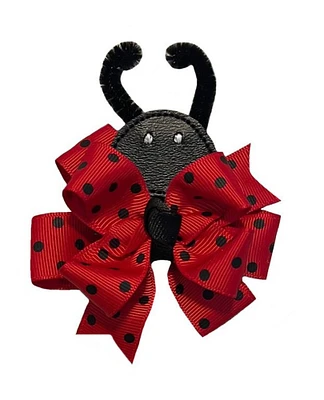 Boutique Ladybug Toddler Hair Bow