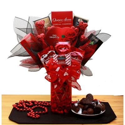 GBDS You're My Hearts Desire Chocolate Valentine Bouquet
