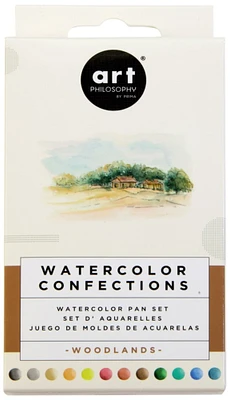 Prima Watercolor Confections Watercolor Pans 12/Pkg-Woodlands