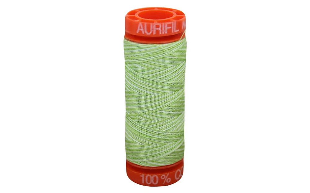 Aurifil Ctn Thread Mako 50wt 200m Vari LSpring Grn