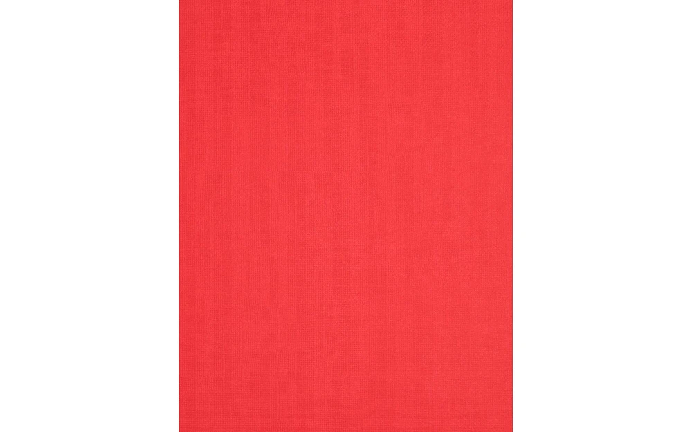 PA Paper Accents Muslin Cardstock 8.5" x 11" Cherry Red, 73lb colored cardstock paper for card making, scrapbooking, printing, quilling and crafts, 25 piece pack