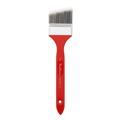 Princeton Artist Brush Redline, Brushes for Acrylic and Oil Series 6700, Angular Synthetic Blend Long Handle, Size 3