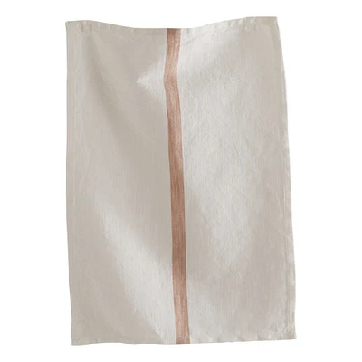 Linen & Cotton Single Stripe Dishtowel Blush