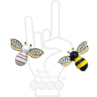 Bumblebee Flat Enamel Pen Charm for Attachment