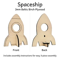 Astronaut and Spaceship Peg Doll Set by Pegsies™