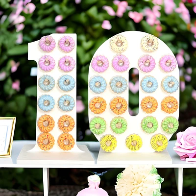 Personalized Donut Stand 24" Tall Number or Letter
