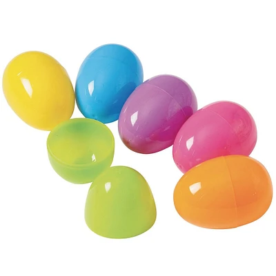 Split Plastic Eggs, 2-1/2" (Pack of 144)