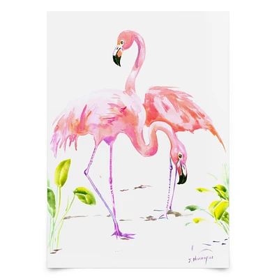 Flamingos by Suren Nersisyan  Poster - Americanflat