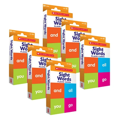 Flash Cards: Sight Words, 6 Packs