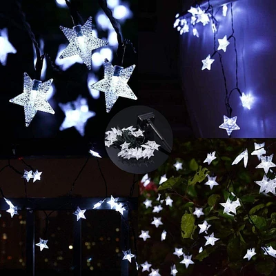 Kitcheniva Outdoor Solar Star LED Fairy String Lights