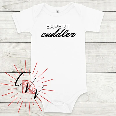 Expert Cuddler Baby Bodysuit - Cute Baby One Piece - Adorable Baby Gift