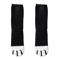 Kitcheniva Women Coral Velvet Cartoon Cat-Claw Winter Socks