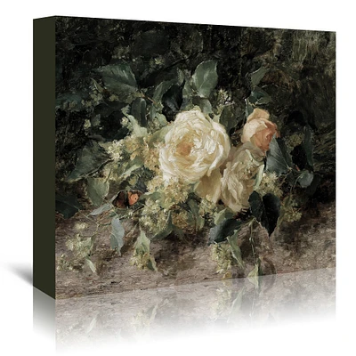 Bouquet Of Roses by Maple + Oak  Gallery Wrapped Canvas - Americanflat