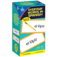 Everyday Words in Spanish: Photographic Flash Cards, Grade PK-8, 3 Packs