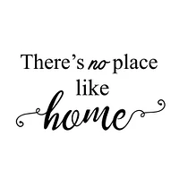 Kitcheniva Vinyl Wall Art Decal - There's No Place Like Home 11.5" x 22.5"