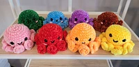 Crochet octopus plushies