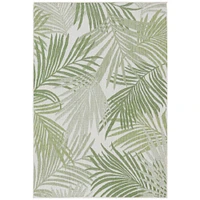 Sunnydaze Tropical Illusions Outdoor Area Rug - Verdant - 5 ft x 7 ft by