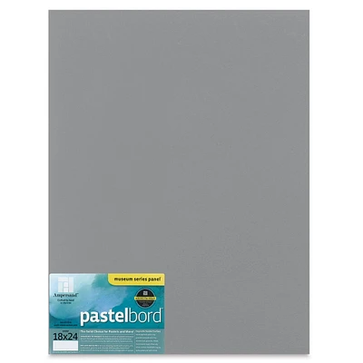Ampersand Pastelbord Panel - 18" x 24", 1/8" Profile, Gray