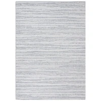 Sunnydaze Artistic Storms Outdoor Area Rug - Iced Silver - 8 ft x 10 ft by