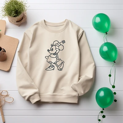 Steamboat Willies Embroidered Sweatshirt Cute Sweater Gift Mother's Day Present Soft Comfy Pullover Unisex Hoodie Custom Crewneck