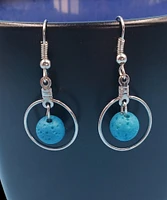 Essential Oil Lava Stone Aromatherapy Earrings