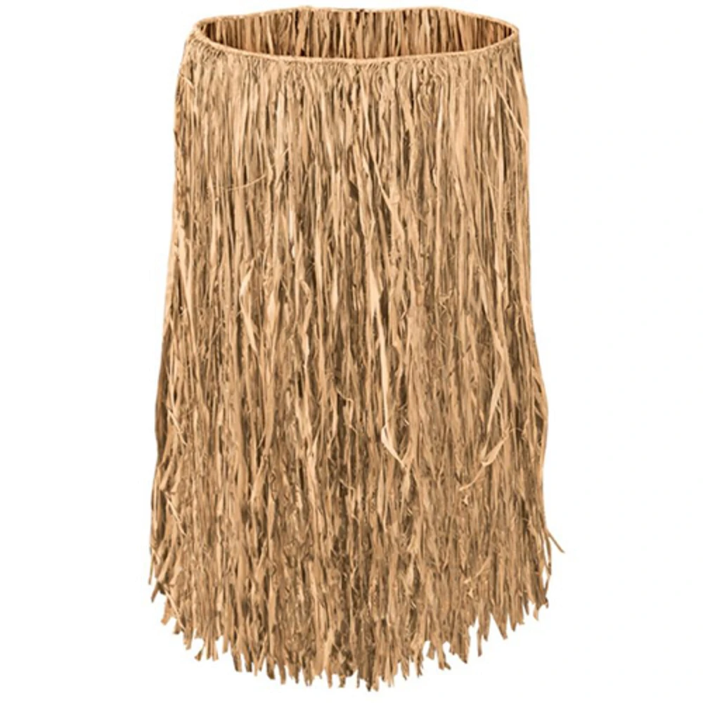 King Size Natural Raffia Hula Skirt