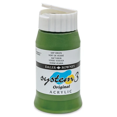 Daler-Rowney System3 Acrylic - Sap Green, 500 ml bottle