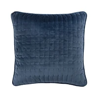 18" x 18" Lapis Velvet Throw Pillow