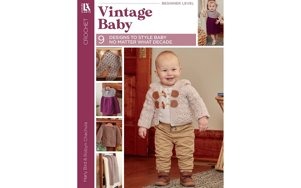 Leisure Arts Vintage Baby Crochet Book