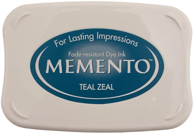 Memento Dye Ink Pad-Teal Zeal