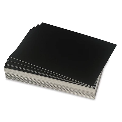 Crescent Black Matboard, 9" x 12" School Class Pack, Pkg of 40