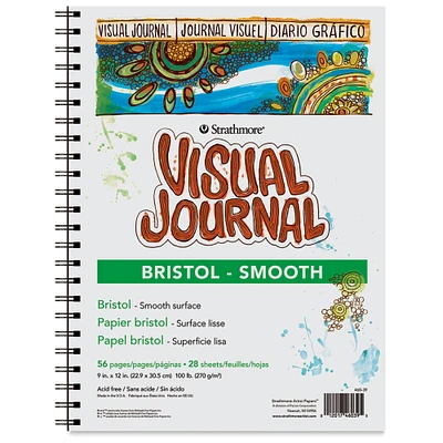 Strathmore Bristol Visual Journal - Smooth, 12" x 9"