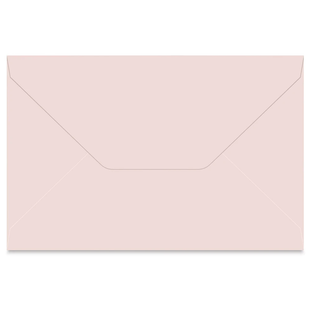 Arturo Envelope - 4-3/4" x 7", Pale Pink, Medium Greeting, Package of 100