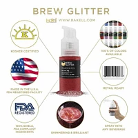 Maroon Red Edible Glitter Spray Pump | Brew Glitter®