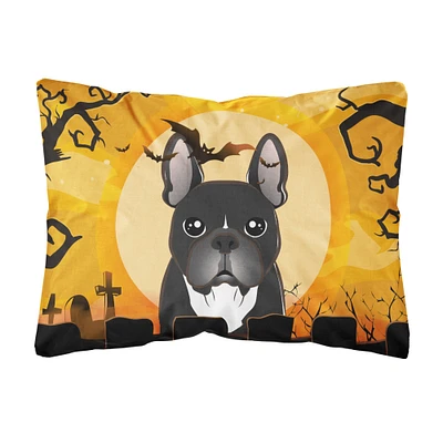 "Caroline's Treasures BB1785PW1216 Halloween French Bulldog Fabric Decorative Pillow, Large, Multicolor"