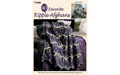 Leisure Arts 40 Favorite Ripple Afghans Crochet Book