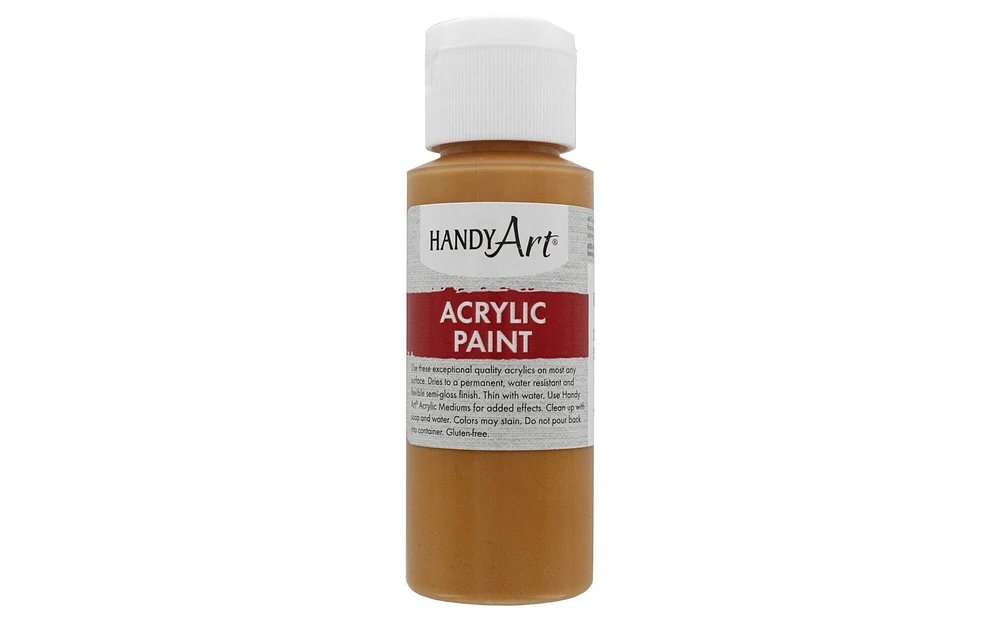 Handy Art Acrylic Paint 2oz Student Raw Sienna