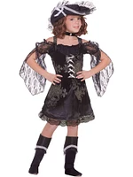 Child Girls Swashbuckling Sweetie Caribbean Pirate Dress Costume