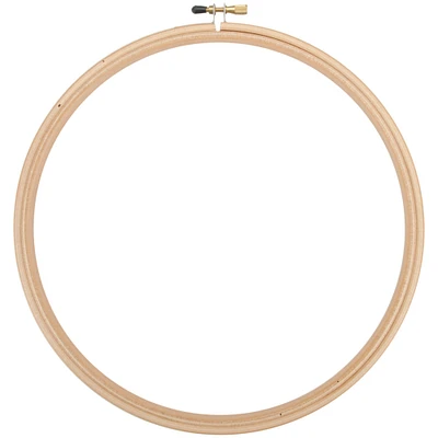 Frank A. Edmunds Wood Embroidery Hoop W/Round Edges 9"-Natural
