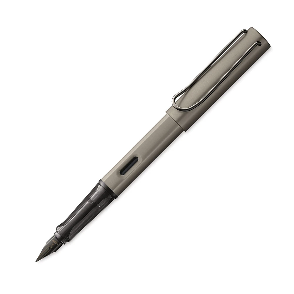 Lamy Lx Fountain Pen - Ruthenium Silver, Extra-Fine Nib