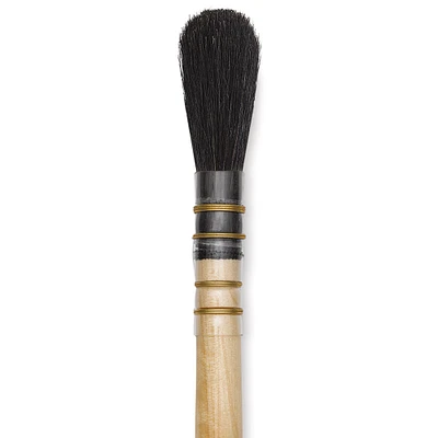 Da Vinci Black Goat Brush - Quill Mop, Short Handle, Size 4