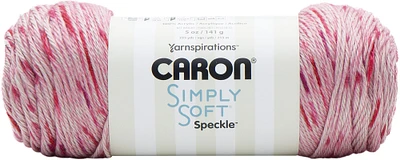 Caron Simply Soft Speckle Yarn-Lipstick