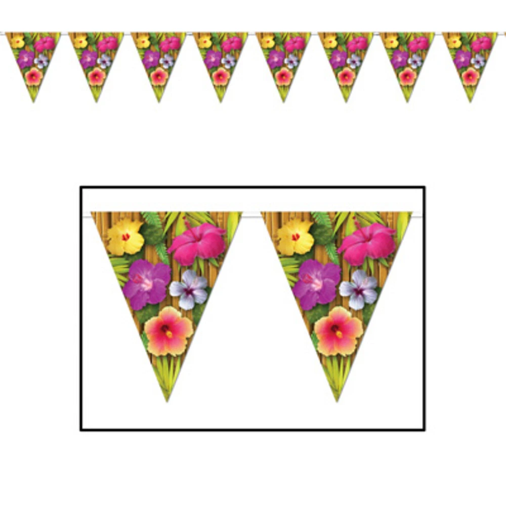 Luau Pennant Banner