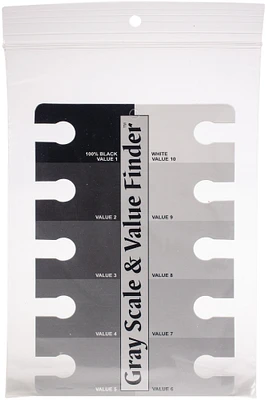 Gray Scale & Value Finder-4"X6"